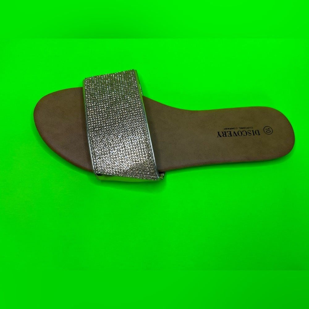 Rose Gold Rhinestone Slides
